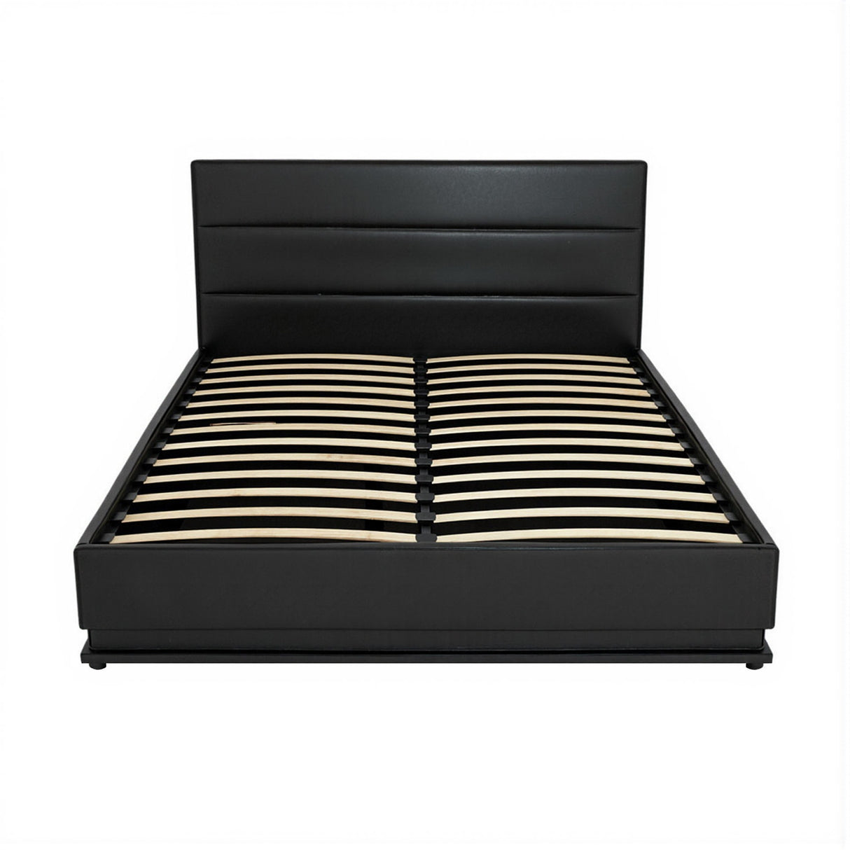 Montalcino Queen Gas Lift Bed Frame, Black