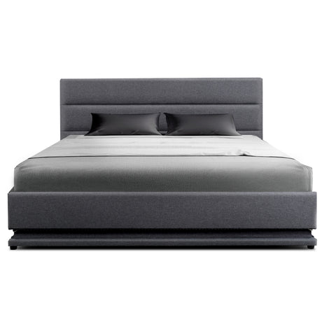 Artiss LUMI bed frame LED lighting detail showing colour ambiance — Allure Home Collections