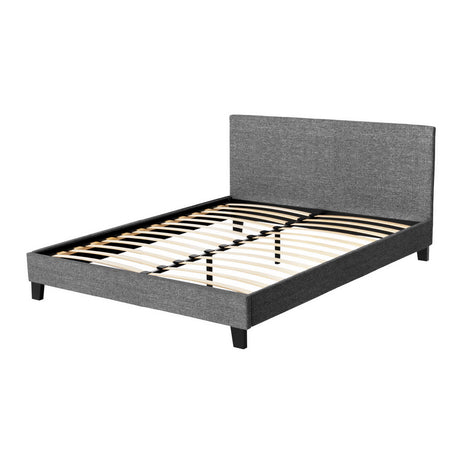 Como Queen Bed Frame, Grey
