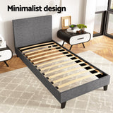 Como Single Bed Frame, Grey