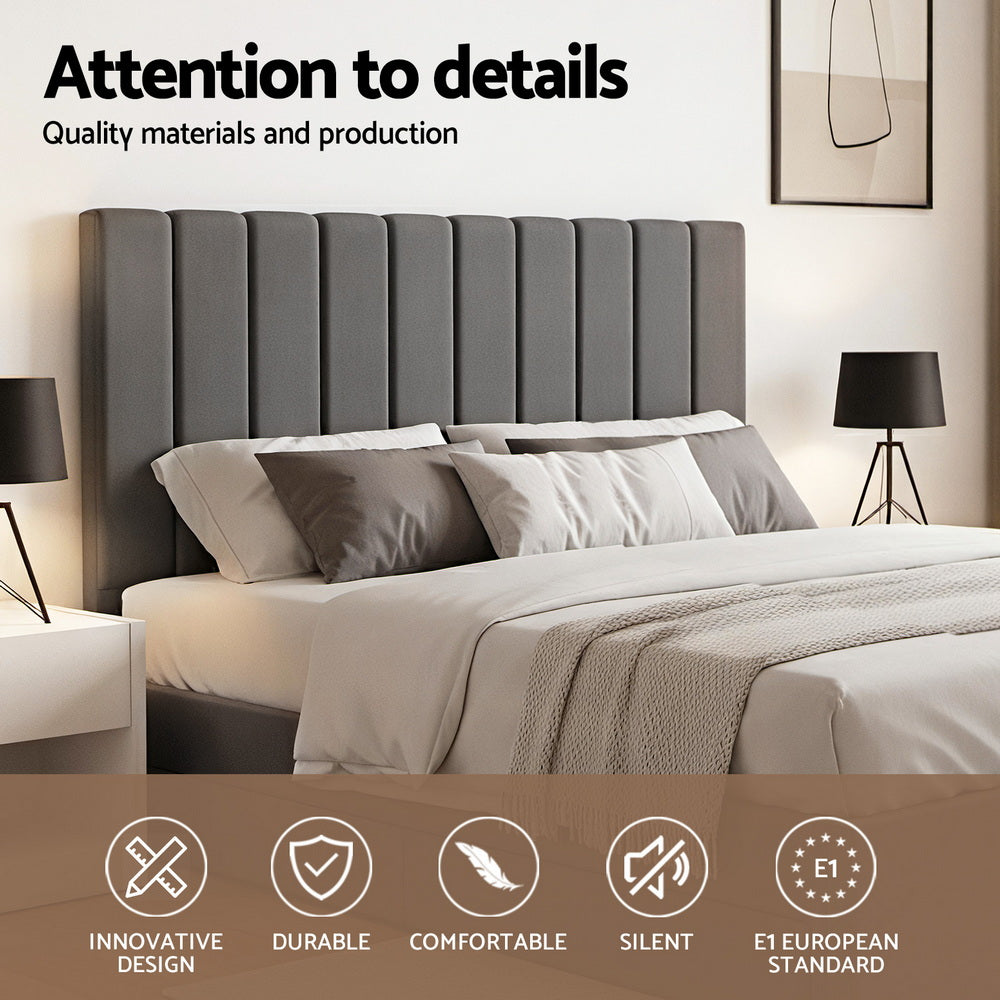 Rozelle Gas Lift Bed, Velvet, view 11
