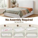 Clovelly Compression Bed, Boucle, view 4