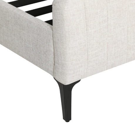 Ferrara King Bed Frame, Beige