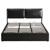 Oslo King Gas Lift Bed, Black, view 6