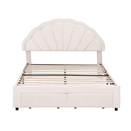 Piacenza Double Storage Bed Frame, White