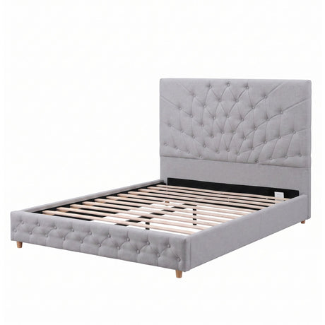 Verona Double Bed Frame, Grey