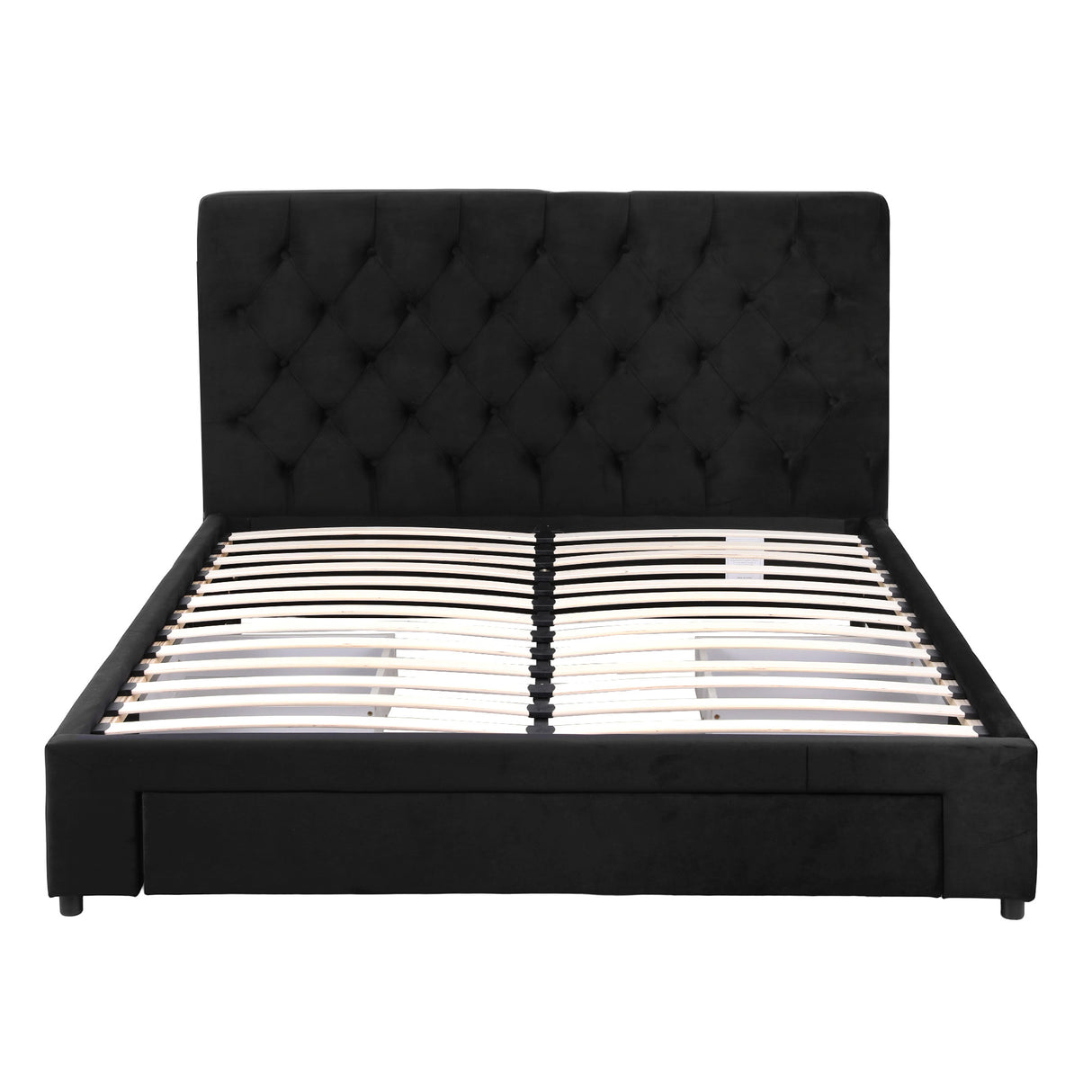Chelsea Double Storage Bed, Velvet, view 3