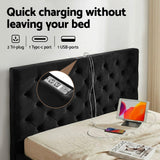 Chelsea Double Storage Bed, Velvet, view 4