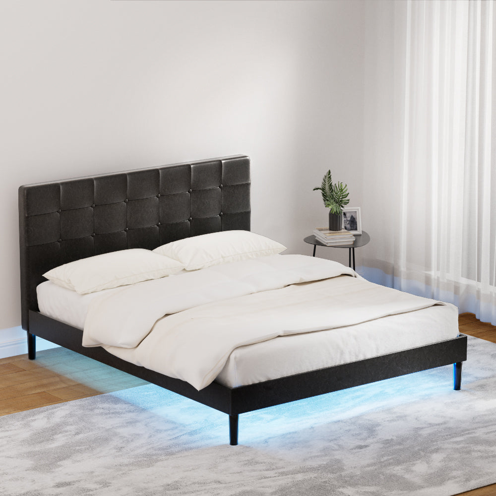 Artiss RAVI Queen Size LED Bed Frame