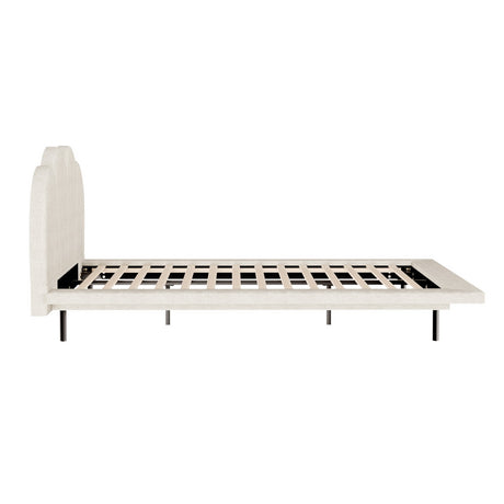 Artiss Queen Size Boucle Beige Bed Frame
