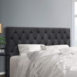 Chakola Tufted Bed Head, Charcoal King