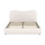 Artiss DARA Queen Bed Frame — Boucle Upholstered with Padded Headboard — Allure Home Collections