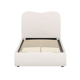 Artiss DARA Single Bed Frame — Boucle Upholstered with Padded Headboard — Allure Home Collections
