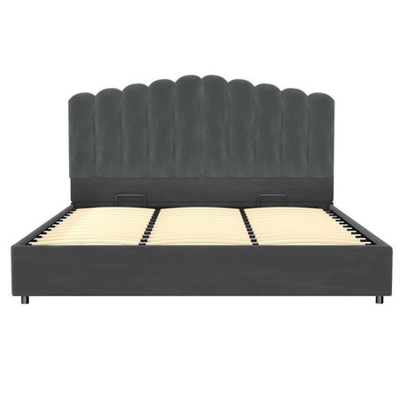 Rimini King Gas Lift Bed Frame, Grey