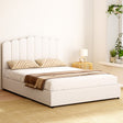 Artiss FION Queen Bed Frame — Boucle Upholstered with Gas Lift Storage — Allure Home Collections
