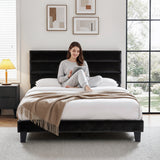 Volterra Double Bed Frame, Black