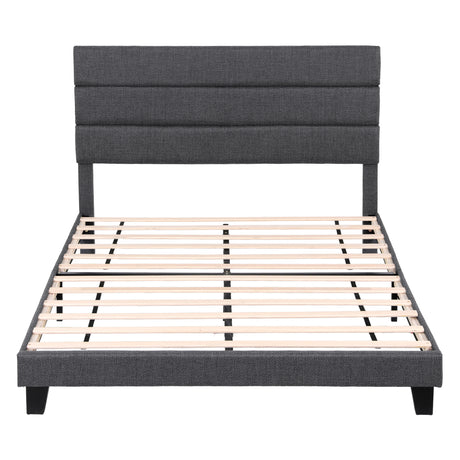 Volterra Double Bed Frame, Charcoal