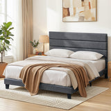 Halton King Bed, Charcoal