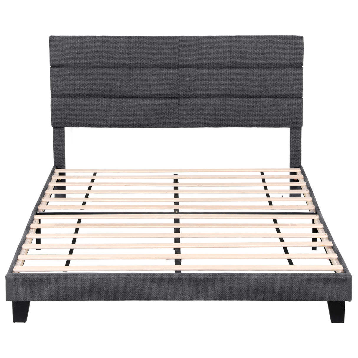 Halton King Bed, Charcoal, view 3