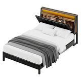 Montepulciano Queen Storage Bed Frame, Black