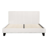 Artiss NEO double boucle bed frame side profile — Allure Home Collections