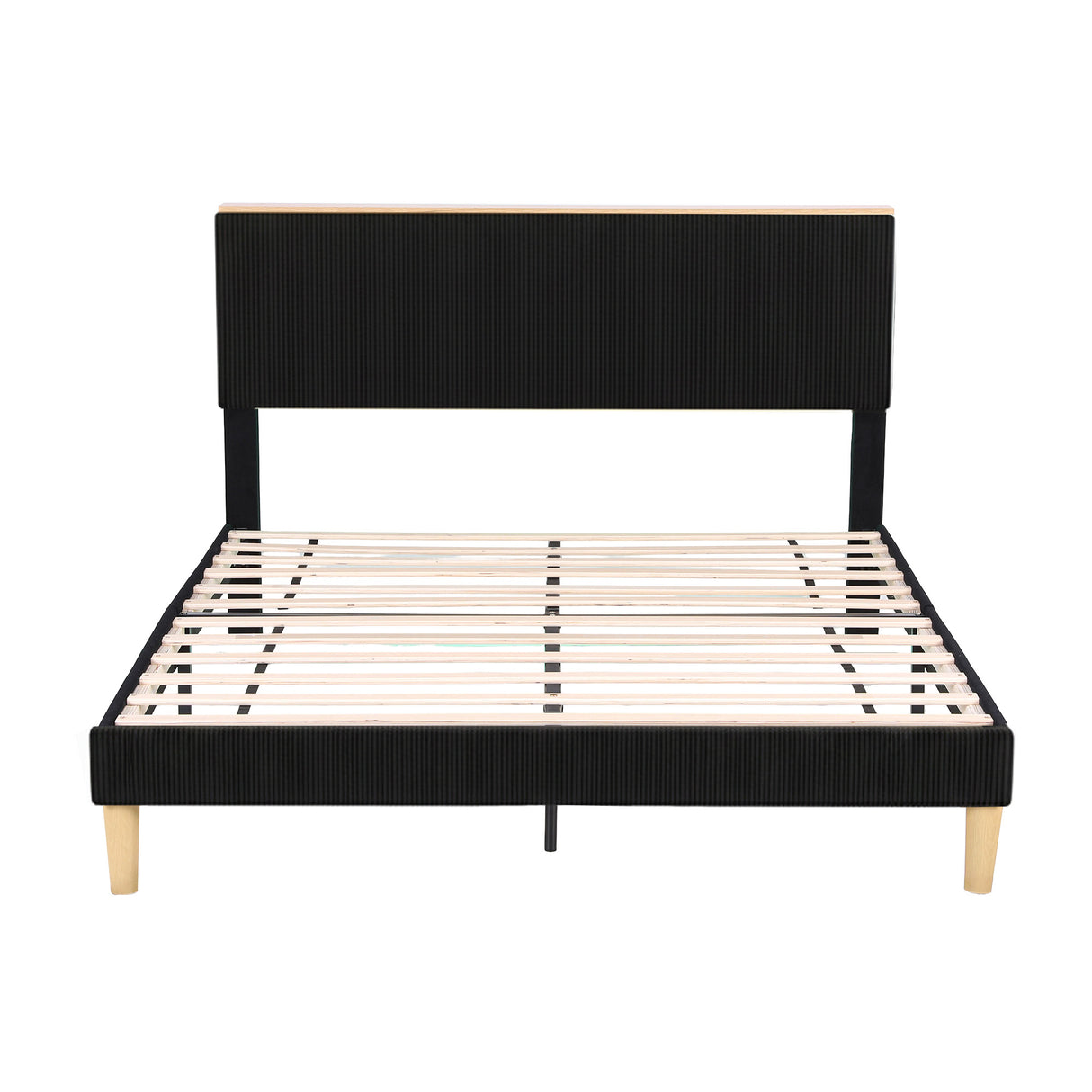 Tamarama Upholstered Bed, Velvet, view 3