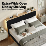 Tamarama Upholstered Bed, Velvet, view 6