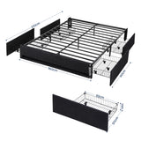 Bellevue Queen Storage Bed, LED, view 2