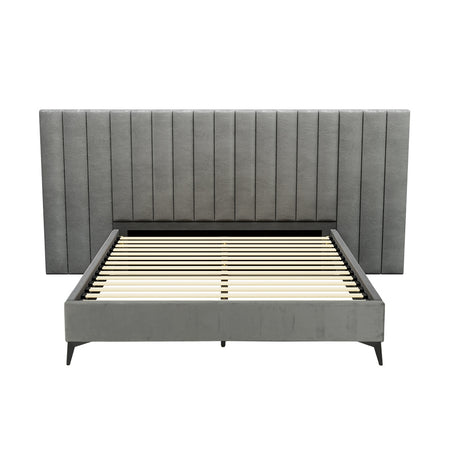 Artiss Lott Velvet Queen Bed Frame