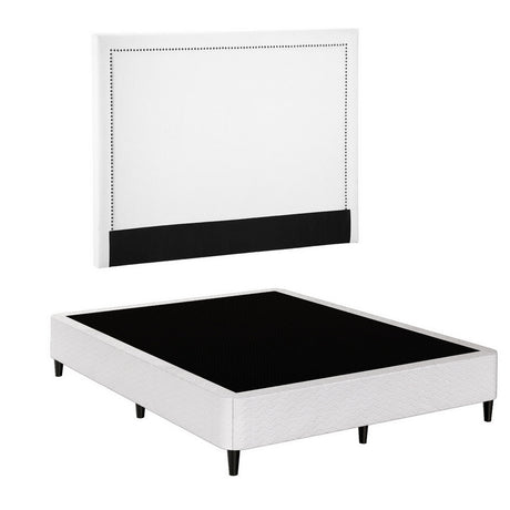 Malmo Queen Metal Platform Bed, Grey, view 8