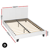 Lindfield Bed with Mattress, view 2