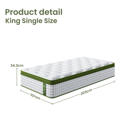Barga Bed Frame with Mattress