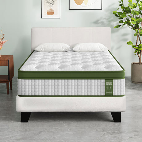 Barga White Single bed frame in a modern bedroom