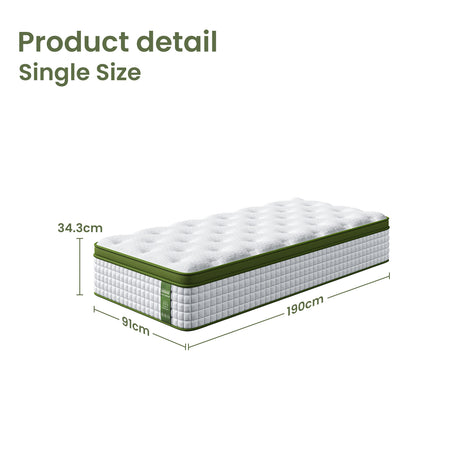 Barga Bed Frame with Mattress