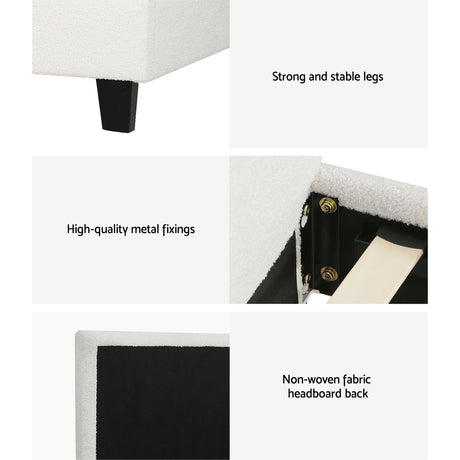 Barga Bed Frame with Mattress