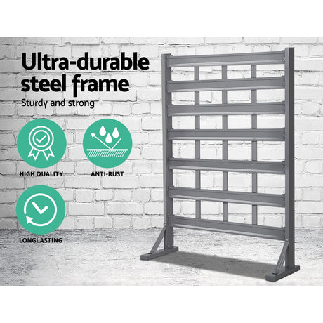 Kintail Freestanding Parts Bin Rack, 47 Bin, 7 Tier