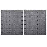 96 bin wall mounted storage rack with pegboard view 3