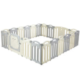 Marymere multicolour twenty panel foldable baby playpen