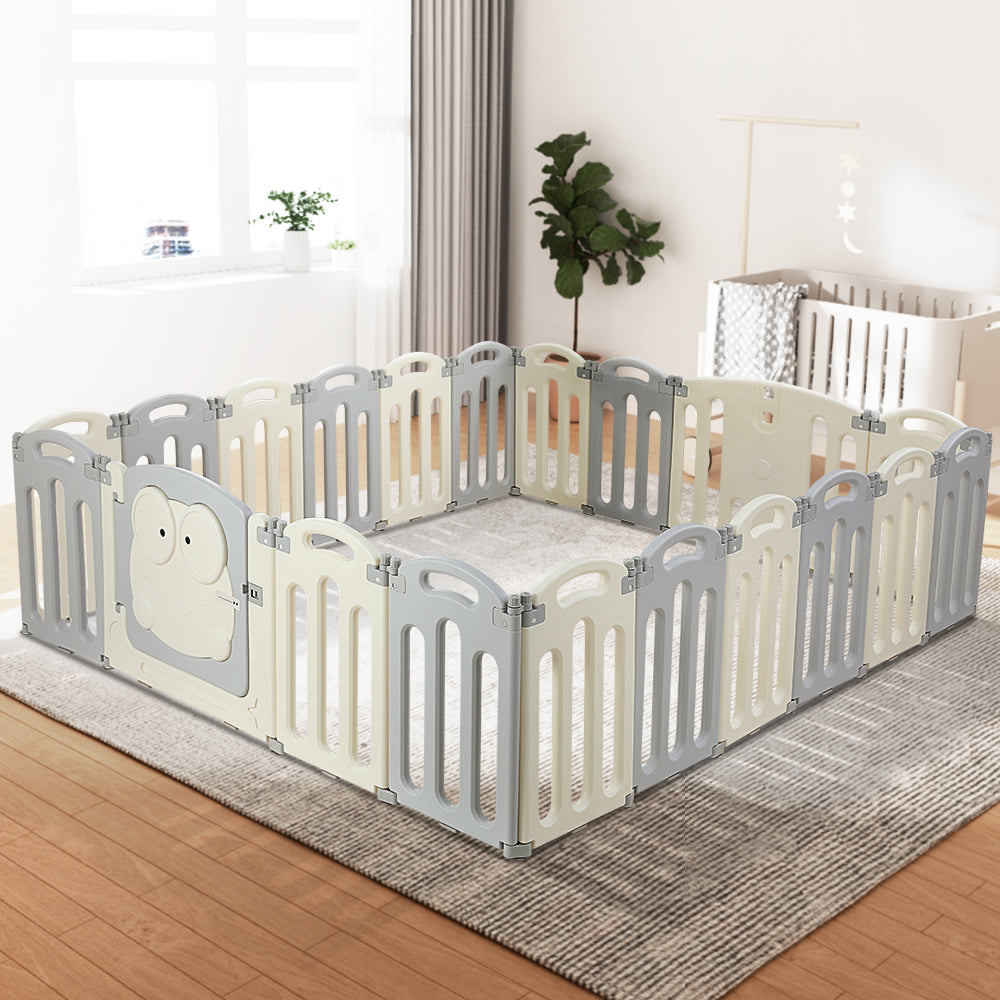 Marymere Baby Playpen, 20 Panels, Foldable Activity Fence