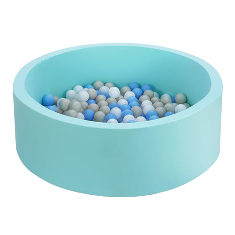 Blue kids foam ball pit with 200 balls