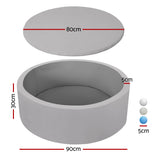 Kids Ball Pit with 200 Balls, 90cm, Grey - view 2