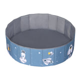 Foldable kids ball pit filled with play balls