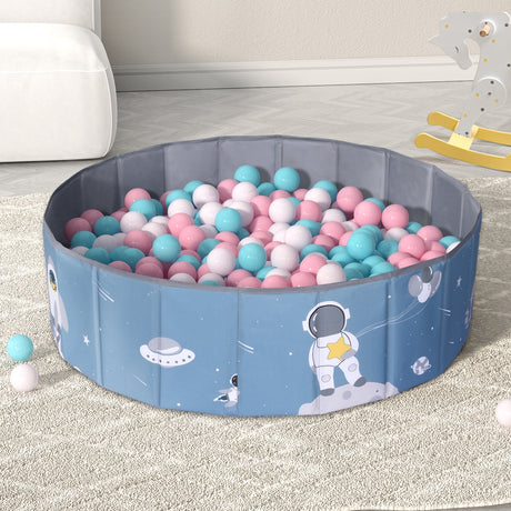 Kids ball pit pool dimensions in blue