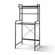 Glencoe 3 Tier Bathroom Storage Shelf, Black image 1
