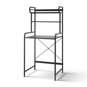 Glencoe 3 Tier Bathroom Storage Shelf, Black image 1