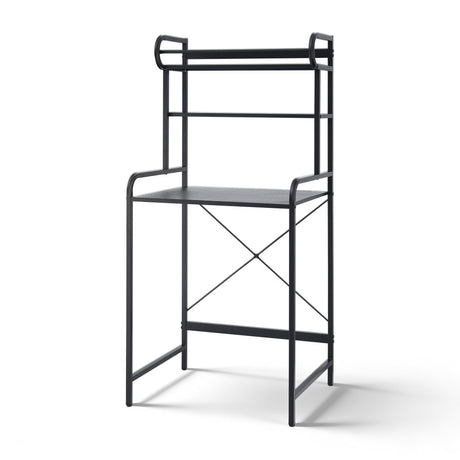 Glencoe 3 Tier Bathroom Storage Shelf, Black image 1