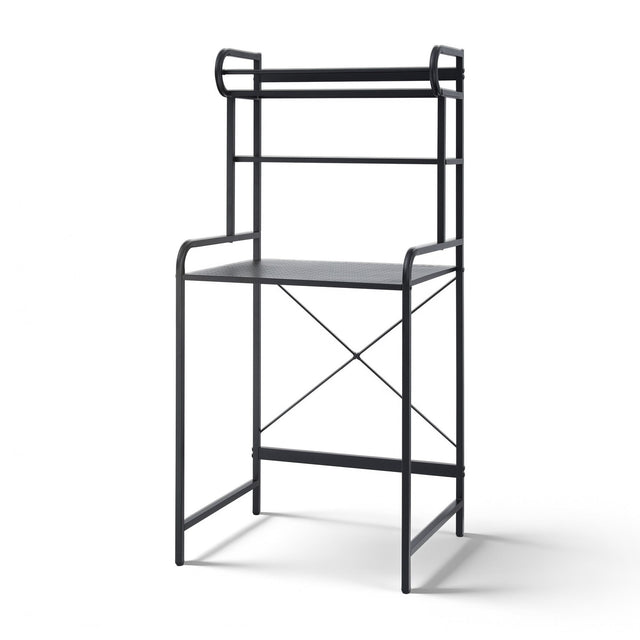 Glencoe 3 Tier Bathroom Storage Shelf, Black image 1