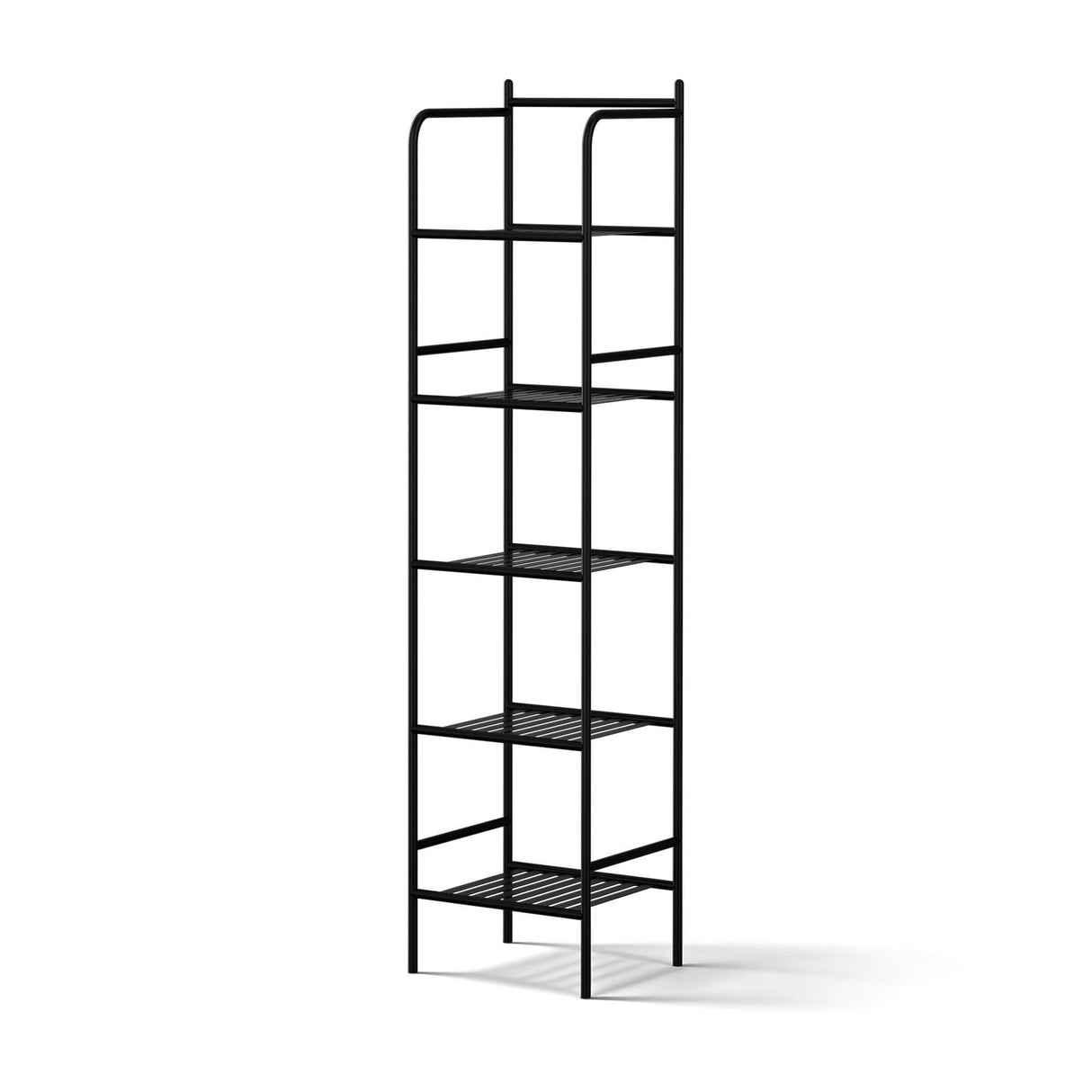 2 Pack Corner Shower Caddy 5 Tier Bathroom Storage Rack Black