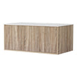 Penola 900mm wall hung bathroom vanity unit in oak