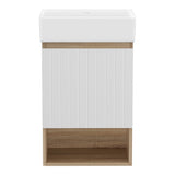 Coonawarra 445mm Wall Hung Bathroom Vanity Unit with Basin, White